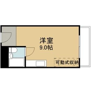 ワンルーム 間取り図