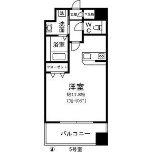 ワンルーム 間取り図