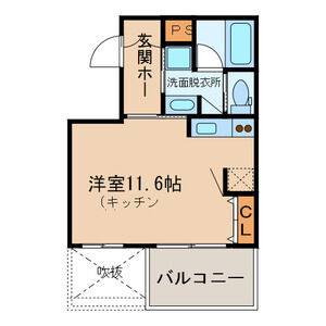 ワンルーム 間取り図