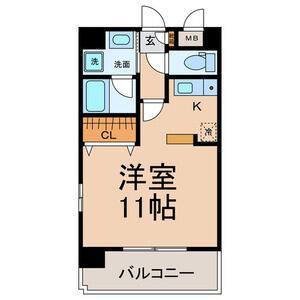 ワンルーム 間取り図