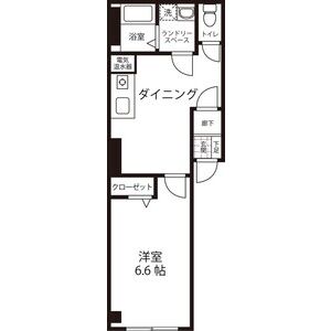 1DK 間取り図