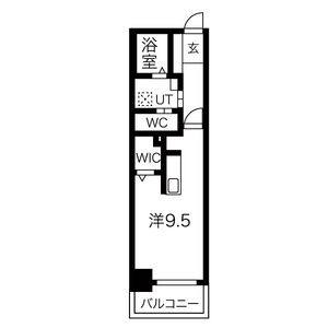 ワンルーム 間取り図