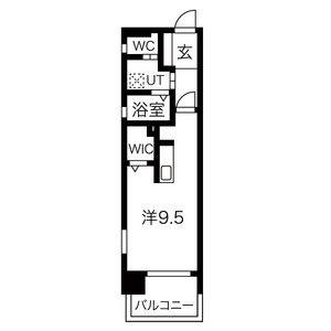 ワンルーム 間取り図