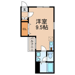 ワンルーム 間取り図