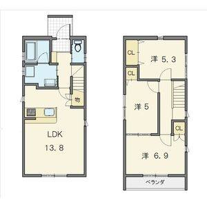 3LDK 間取り図