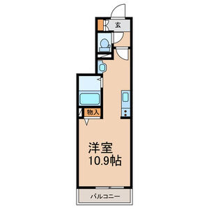ワンルーム 間取り図