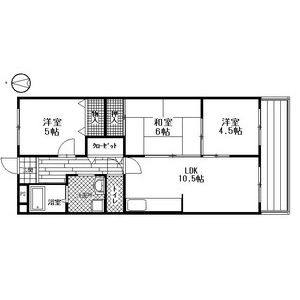 3LDK 間取り図
