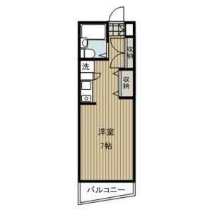 ワンルーム 間取り図