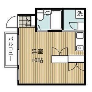ワンルーム 間取り図