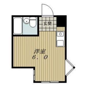 ワンルーム 間取り図