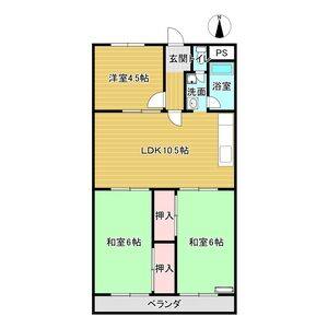 3LDK 間取り図