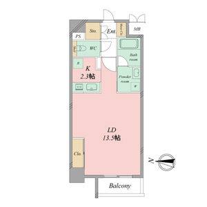 ワンルーム 間取り図