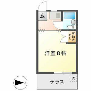 ワンルーム 間取り図