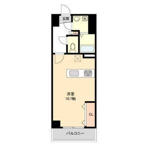 ワンルーム 間取り図