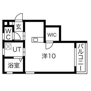 ワンルーム 間取り図