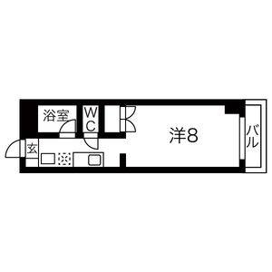 ワンルーム 間取り図