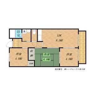 3LDK 間取り図