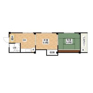 2K 間取り図