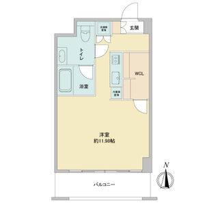 ワンルーム 間取り図