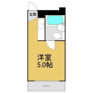 ワンルーム 間取り図