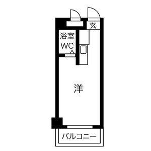 ワンルーム 間取り図