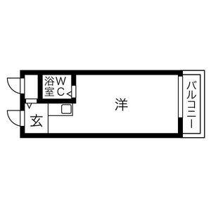 ワンルーム 間取り図
