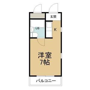 ワンルーム 間取り図