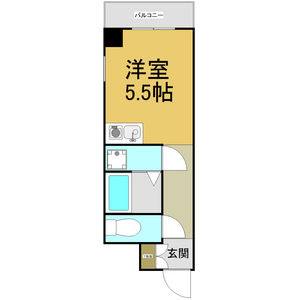 ワンルーム 間取り図