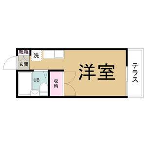 ワンルーム 間取り図
