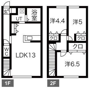 3LDK 間取り図