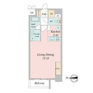 ワンルーム 間取り図