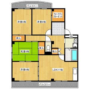 4LDK 間取り図