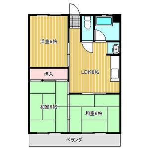 3DK 間取り図