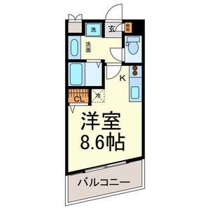 ワンルーム 間取り図