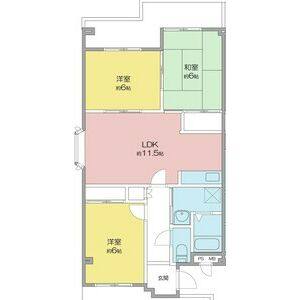 3LDK 間取り図