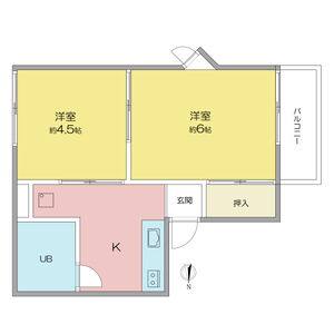 2K 間取り図