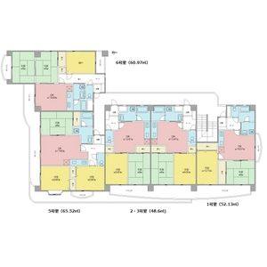 2DK 間取り図