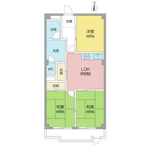 3LDK 間取り図