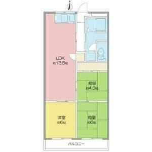 3LDK 間取り図