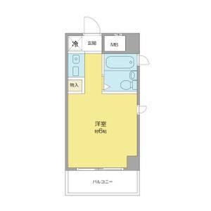 ワンルーム 間取り図