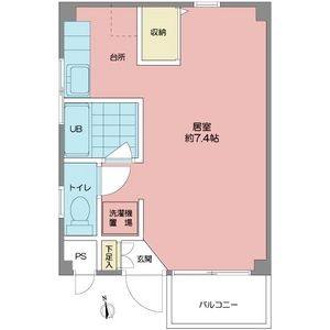 ワンルーム 間取り図