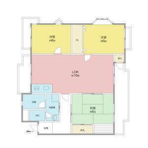 3LDK 間取り図