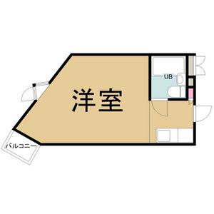 ワンルーム 間取り図