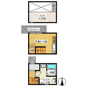 ワンルーム 間取り図