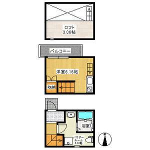 ワンルーム 間取り図
