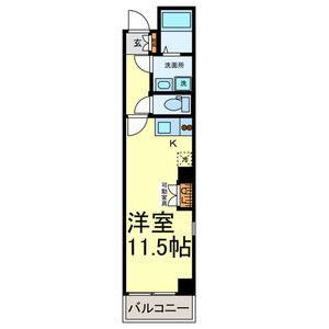 ワンルーム 間取り図