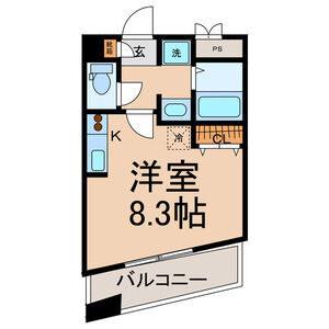 ワンルーム 間取り図