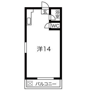 ワンルーム 間取り図
