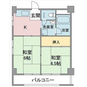 2K 間取り図