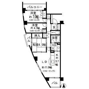 3LDK 間取り図